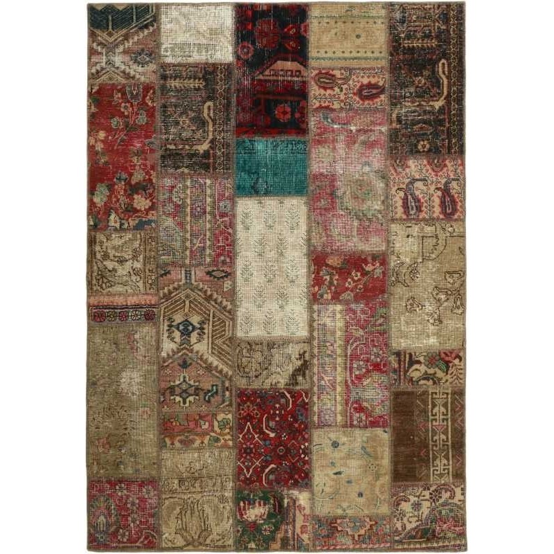 tappeto persia vintage patchwork cm 144x206 