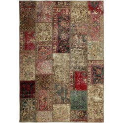 tappeto persia vintage patchwork cm 143x205 