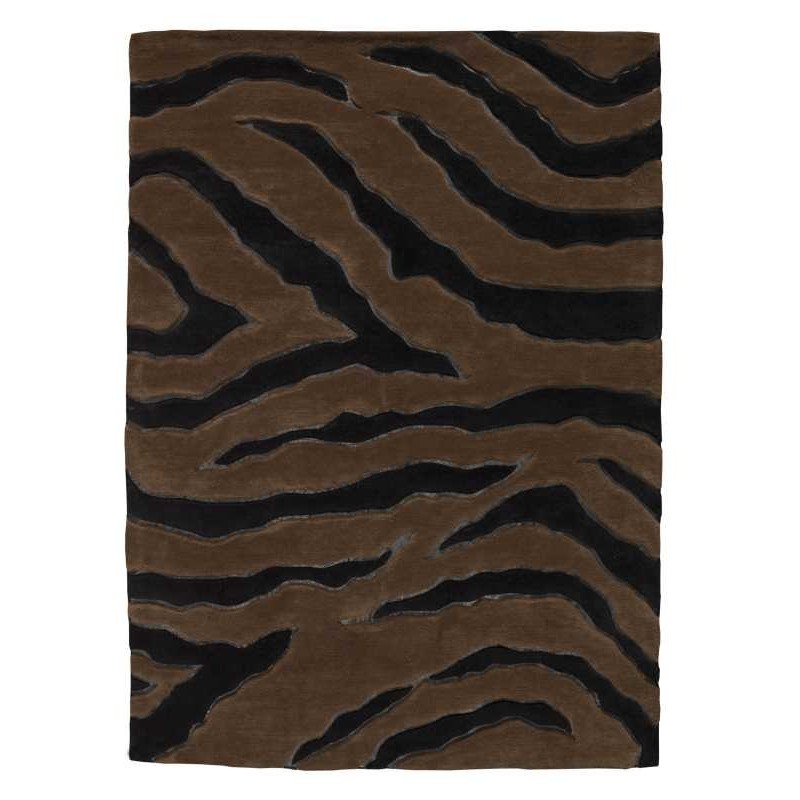 Carpet moderno Nova black brown Renato Balestra cm.170x240 in offerta
