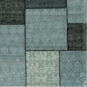 Carpet moderno Wallflor Patchwork 1 Dark Grey Lauren Jacob