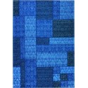 Carpet moderno Wallflor Patchwork 13 Blue Lauren Jacob