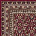 Tappeto persiano Tabriz classico rosso senza medaglione 12176