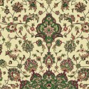 Carpet classico Isfahan classico medaglione crema-verde 12217