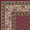 Tappeto persiano Mir classico senza medaglione rosso 12264