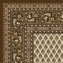 Carpet classico Mir classico senza medaglione crema-marrone 12264