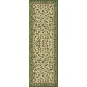 Carpet classico Tabriz classico passatoia medaglione crema-verde 12311