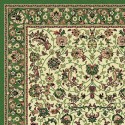 Carpet classico Tabriz classico passatoia medaglione crema-verde 12311