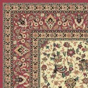 Carpet classico Tabriz classico floreale crema-rosa 12311