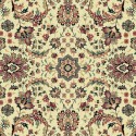 Carpet classico Tabriz classico floreale crema-rosa 13720