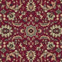 Carpet classico Tabriz classico floreale rosso 13720