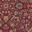 Carpet classico Tabriz classico rotondo floreale rosso 13720