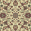 Carpet classico Tabriz classico floreale crema-rosso 13720