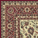 Tappeto persiano Tabriz classico floreale crema-rosso 13720