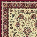Tappeto persiano Tabriz classico passatoia floreale crema-rosso 13720