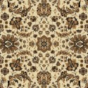 Carpet classico Tabriz classico floreale crema-marrone 13720