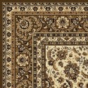 Carpet classico Tabriz classico floreale crema-marrone 13720