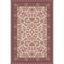 Tappeto persiano Isfahan lana crema-rosa 1236