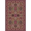 Carpet classico Qum formelle lana rosso 1258