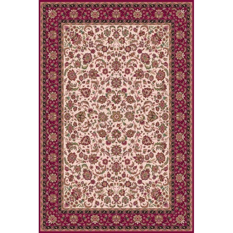 Tappeto persiano Isfahan lana crema-rosso 1276-680