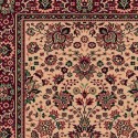 Carpet classico Tabriz fine lana passatoia beige-rosso 1561-505