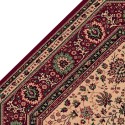 Tappeto persiano Tabriz fine lana ottagonale beige-rosso 1516-505