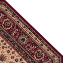 Tappeto persiano Tabriz fine lana ottagonale beige-rosso 1516-505