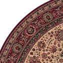 Tappeto persiano Tabriz fine lana rotondo beige-rosso 1570-505