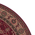Tappeto persiano Tabriz fine lana rotondo rosso 1570-507