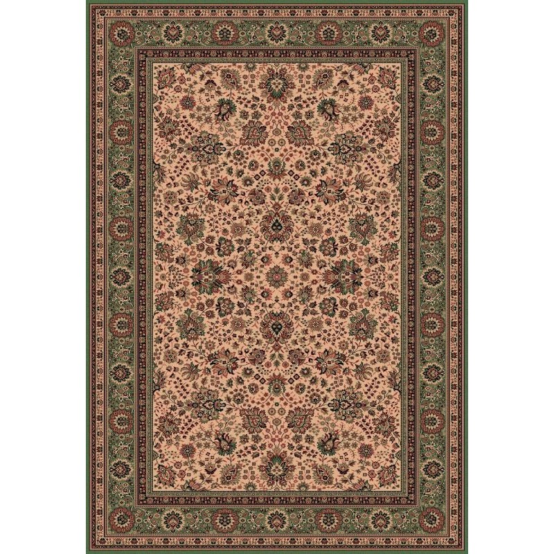 Tappeto persiano Tabriz fine lana crema-verde 1561-508