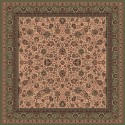 Carpet classico Tabriz fine lana quadrato crema-verde 1561-508