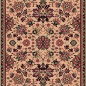 Carpet classico Tabriz fine lana passatoia crema-rosa 1561-515