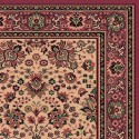 Tappeto persiano Tabriz fine lana passatoia crema-rosa 1561-515