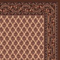 Carpet classico Mir fine lana passatoia crema-marrone 1581