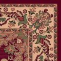 Tappeto persiano Kotan fine lana rosso 1630