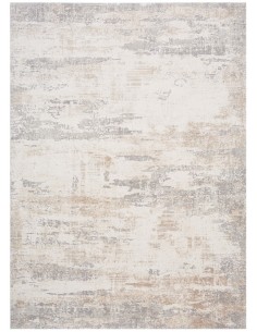 tappeto design Astral As03 Pearl con cuscino gemello bianco/beige/tortora
