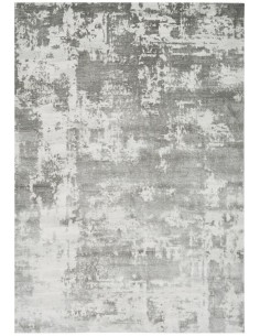 tappeto design Astral As07 Silver con cuscino gemello grigio/nero/antracite