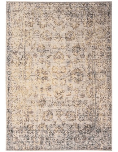 tappeto design Verve Ve07 Antique Grey con cuscino gemello bianco/beige/tortora