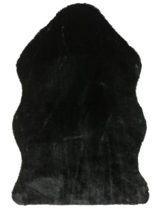 tappeto in pelle Willow faux Fur Black grigio/nero/antracite