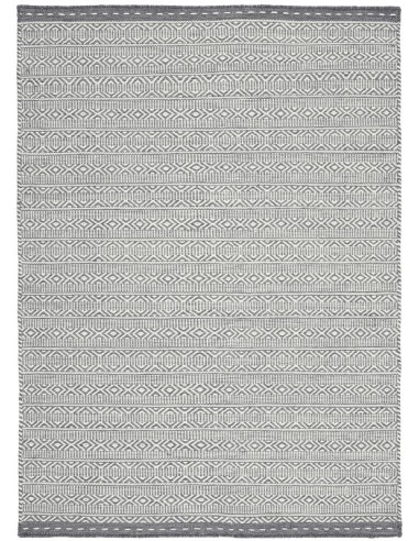 tappeto fibra naturale Knox Reversible Wool Dhurry Grey grigio/nero/antracite