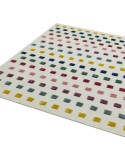 tappeto fibra naturale Theo Jewel Squares multicolor