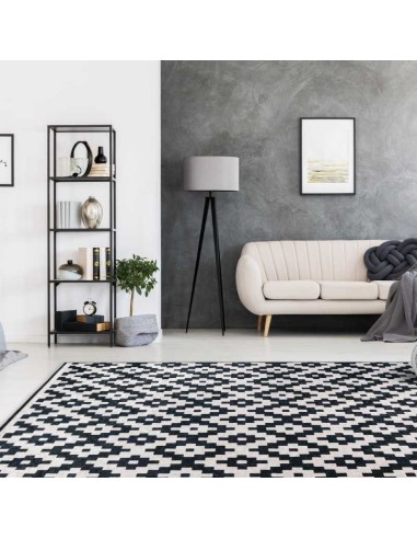 tappeti moderni Aprilia 22 bianco e nero per arredare casa tua nel 2024