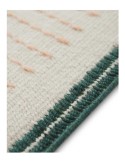 tappeto moderno GAN Backstitch Composition Green
