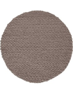 tappeto moderno GAN Trenzas Circular Taupe