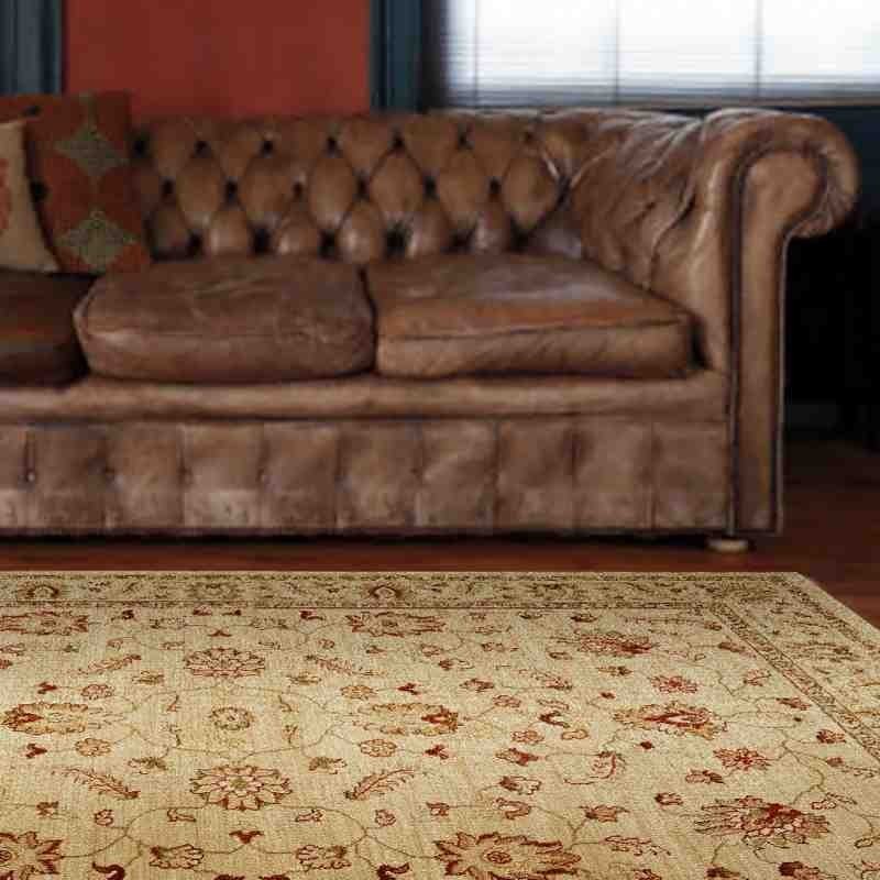 Carpet classico floreale Windsor WIN04 beige effetto antico